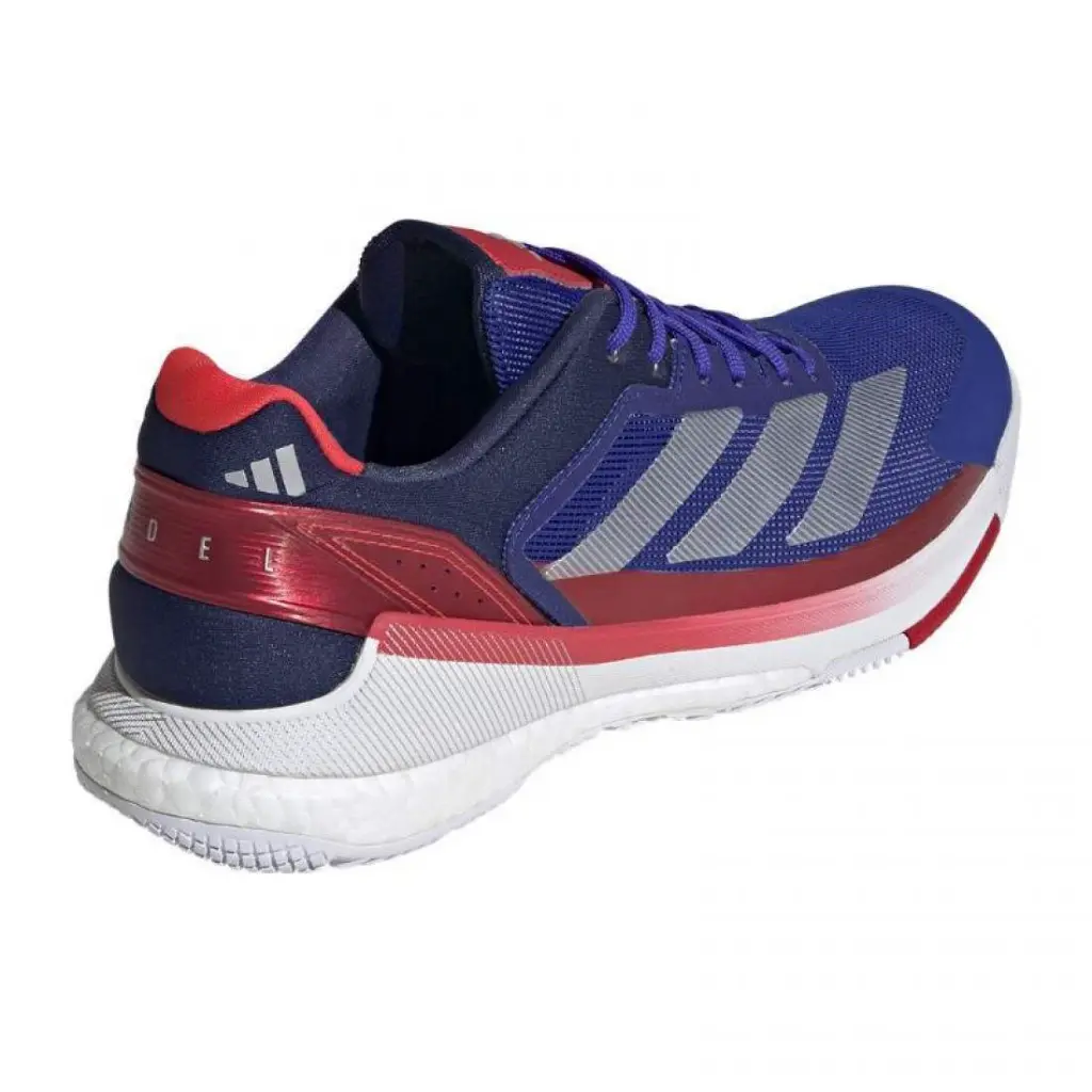 Adidas Crazyquick Boost Padel Blue Silver White shoes (4).webp
