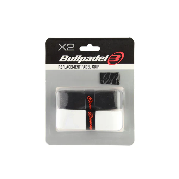 Bullpadel 2 Grips Replacement (Black + White)