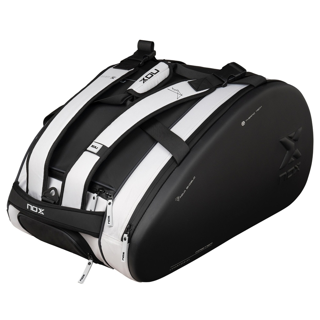 Nox At10 Luxury Master Series Padel Bag Black White