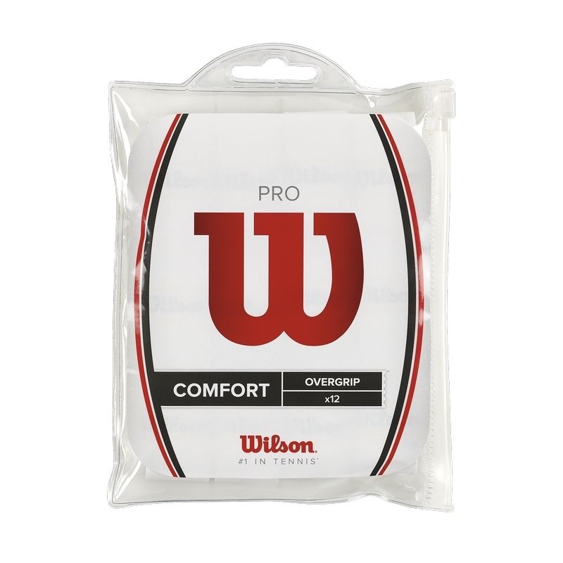 Wilson Overgrips Comfort Pro - White X12