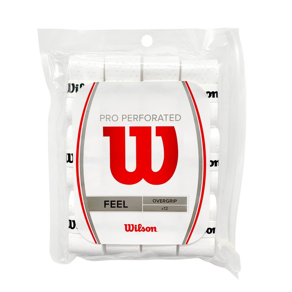 Wilson Overgrips Feel Pro - White X12