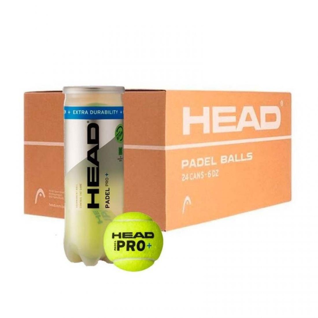 Head Padel Pro + Padel Balls Box 3X24