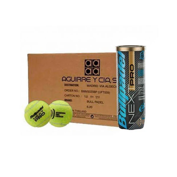 Bullpadel Fip Next Pro Balls Box 3X24 