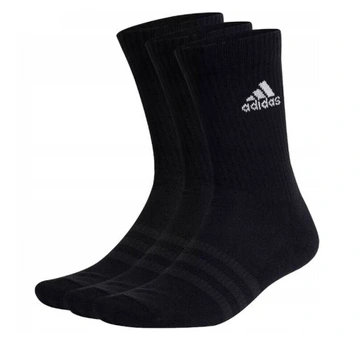 Adidas Cushioned Black Socks - 3 Pairs  
