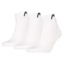 Head All Sports Quarter White Socks - 3 Pairs 