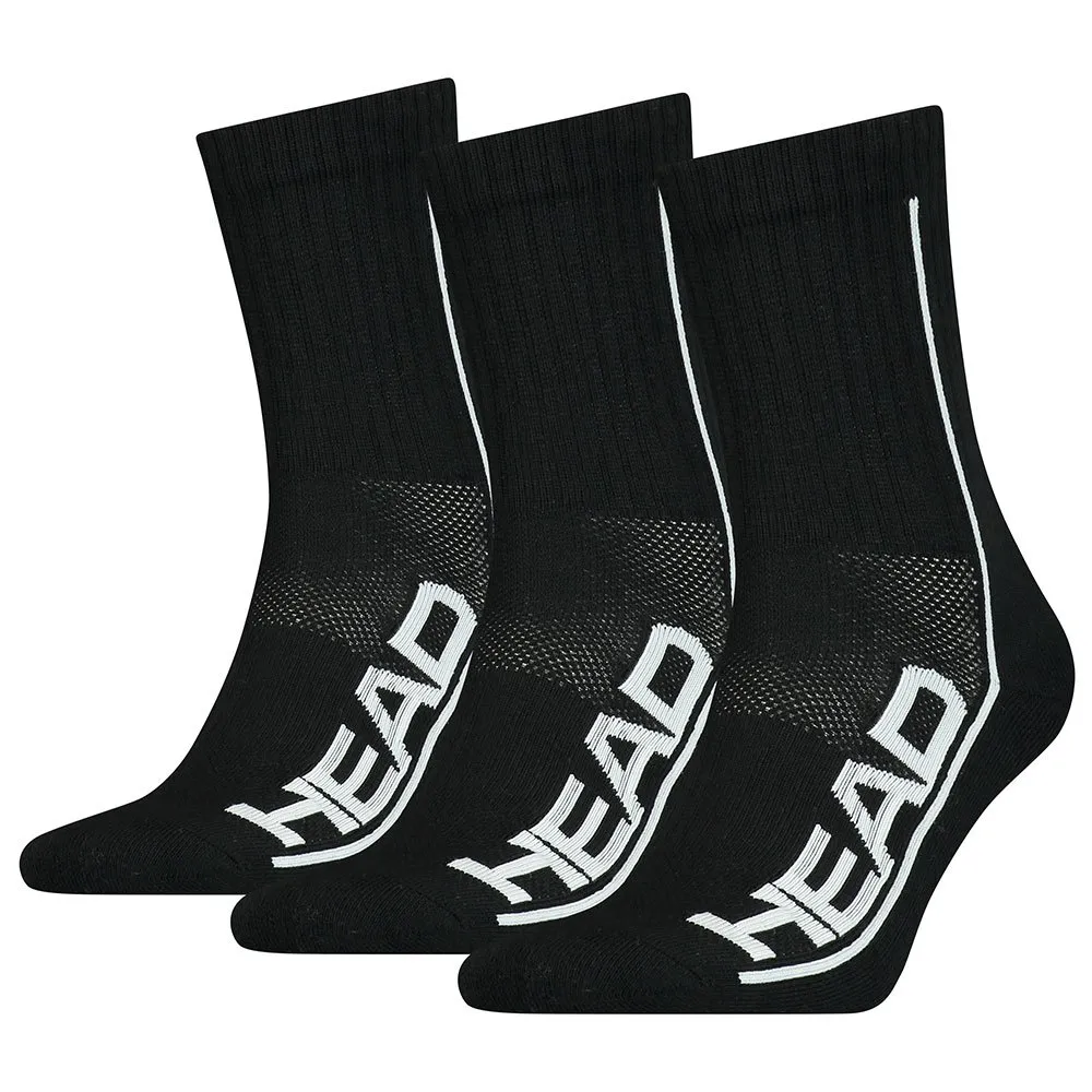 Head Performance Crew Socks Black - 3 Pairs