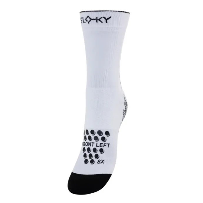 Floky Padel Biomechanical Socks S-Mash -  White