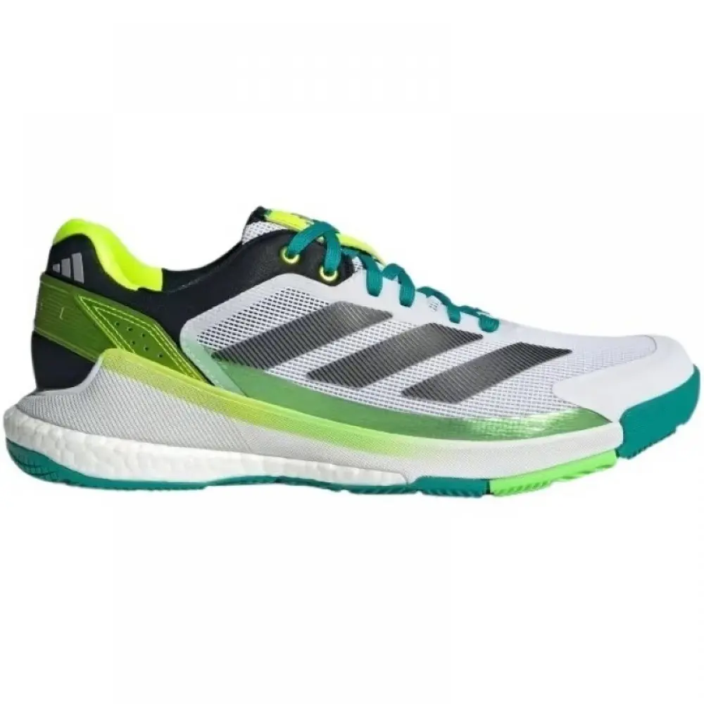 Adidas Crazyquick Boost Padel White Black Green Shoes 