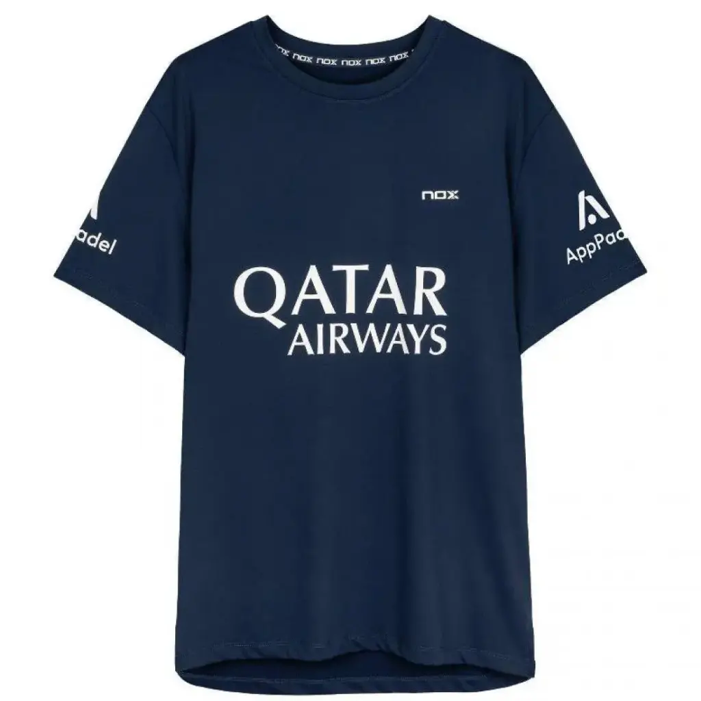 Nox Agustin Tapia Sponsors AT10 Dark Blue T-Shirt 2024 