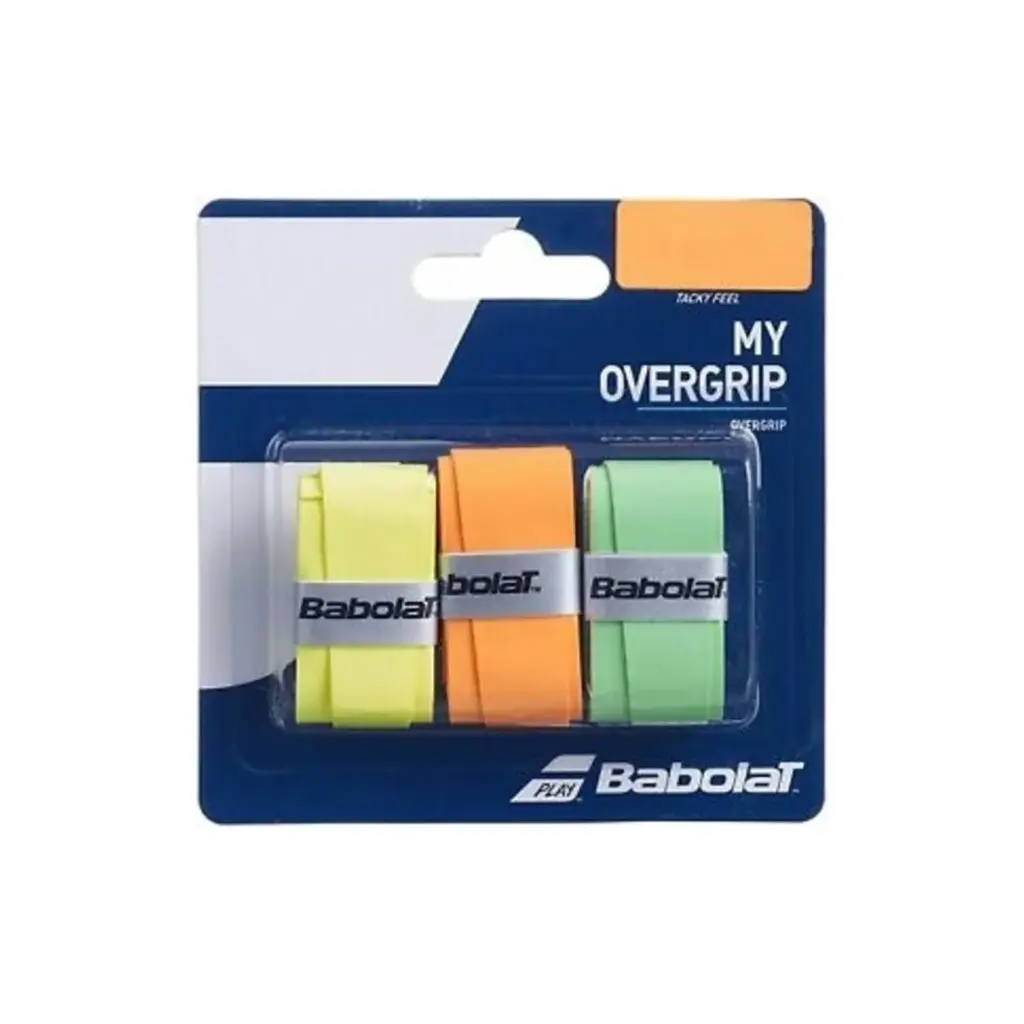 Babolat My Grip Overgrip X3 (Yellow/Orange/Green)