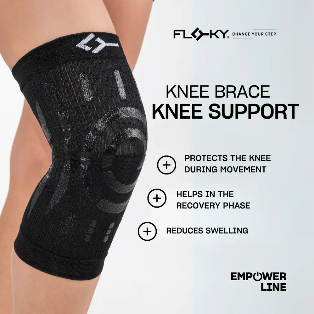 Floky KNEE Support Knee Brace - Black