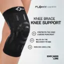 Floky KNEE Support Knee Brace - Black