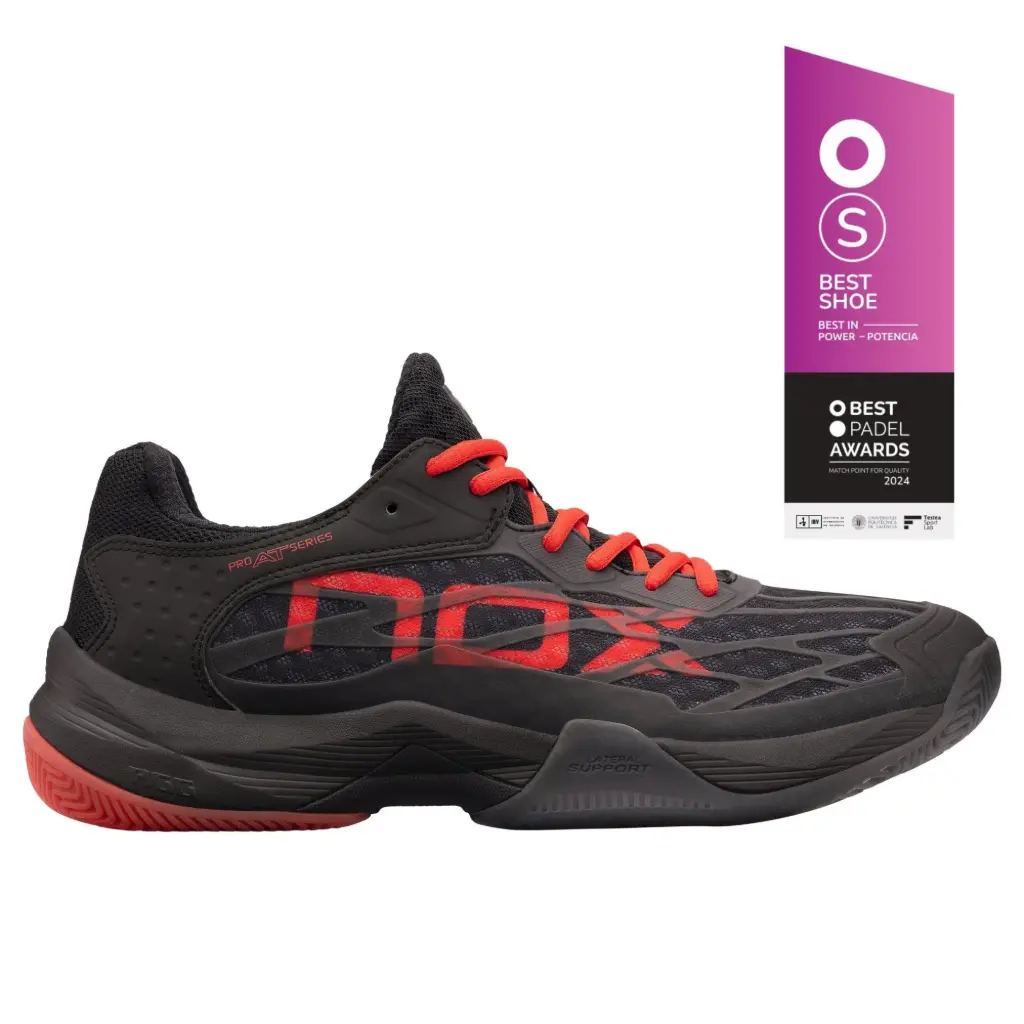 NOX AT10 LUX Black/Red Shoes 