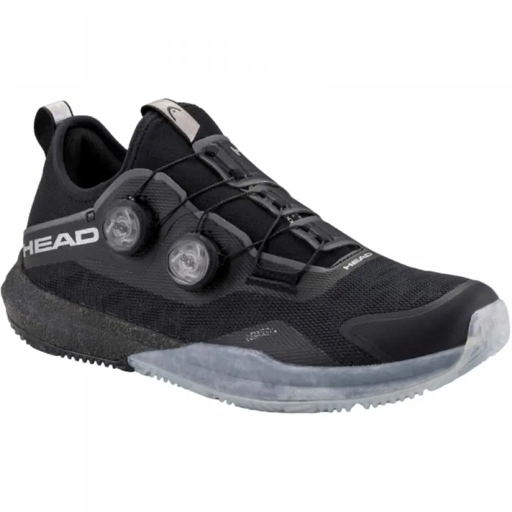 Head Motion Pro BOA Padel Black White Shoes