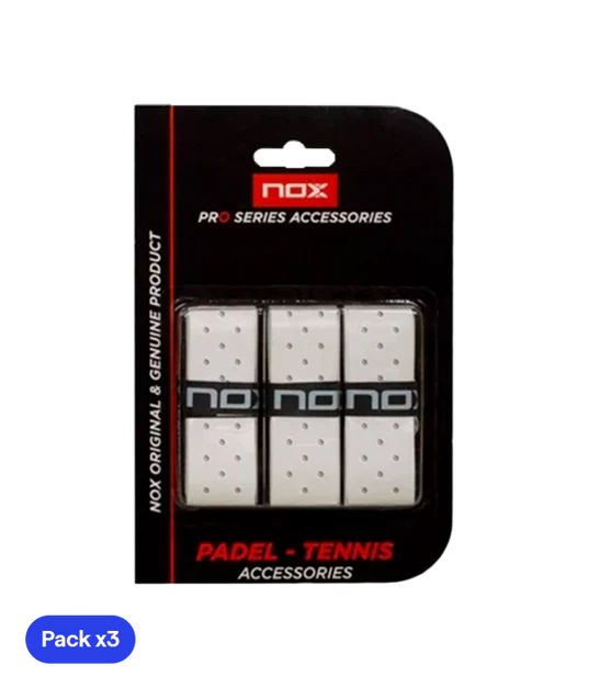 Nox Overgrips Perforated X3 - White