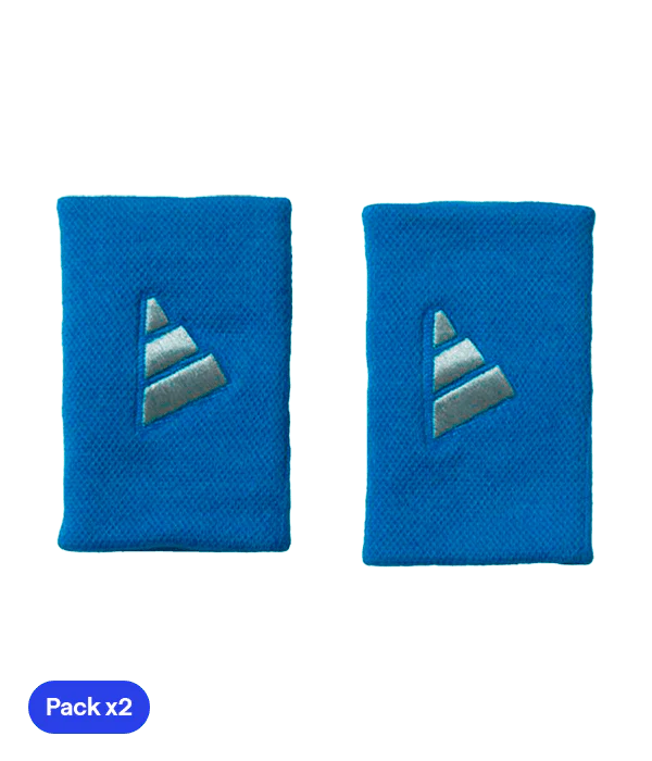Adidas Long (Blue Gray) Wristbands L-Logo - 2 Units