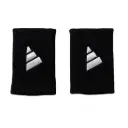 Adidas Long Black White Wristbands - 2 Units 