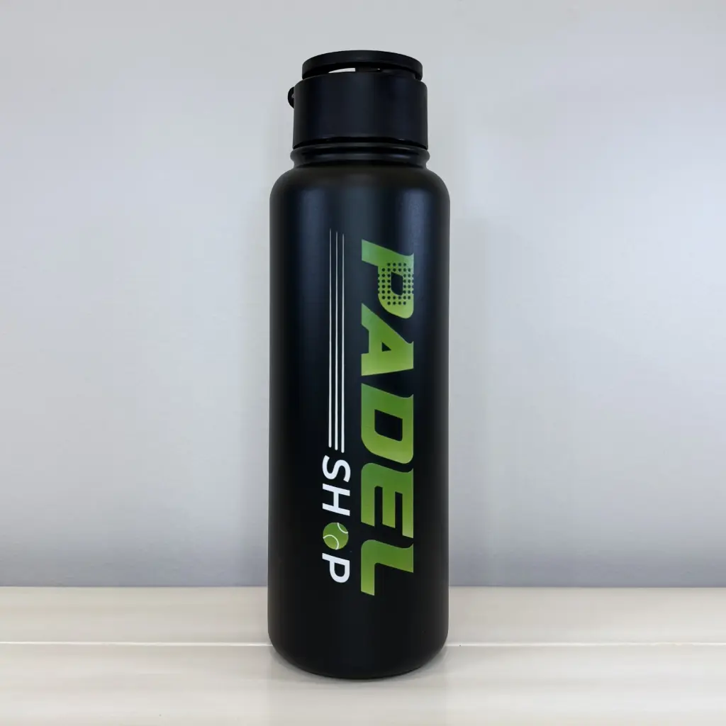 Stainless Steel Water Bottle 40oz (1180ml) - Black  Colored Logo