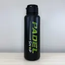 Stainless Steel Water Bottle 40oz (1180ml) - Black  Colored Logo