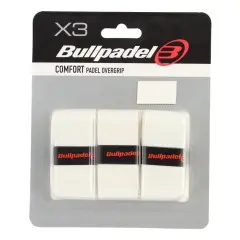 Bullpadel Overgrips Comfort - White x3