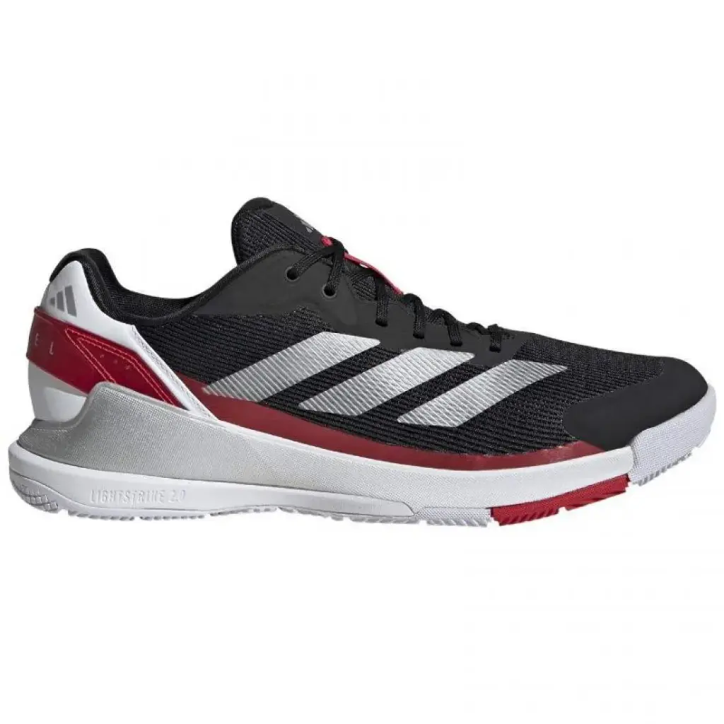 Adidas Crazyquick LS Padel (Black Silver Red) Shoes