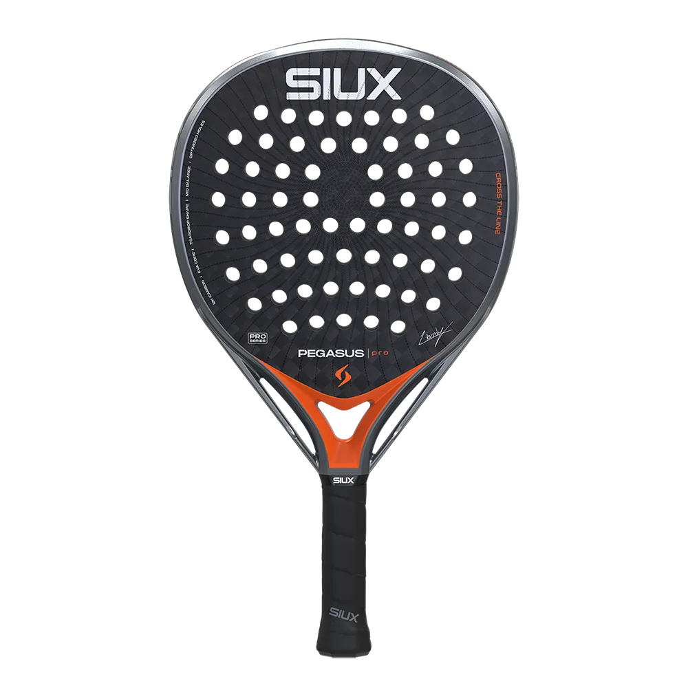 Siux Pegasus Pro Alex Chozas Racket - Lava Orange 2026  