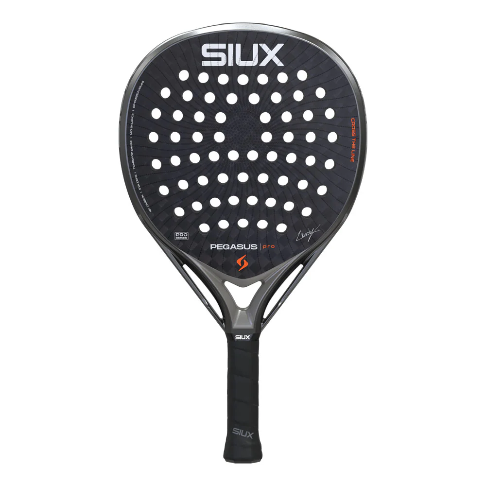 Siux Pegasus Pro Alex Chozas Racket - Storm Grey 2026