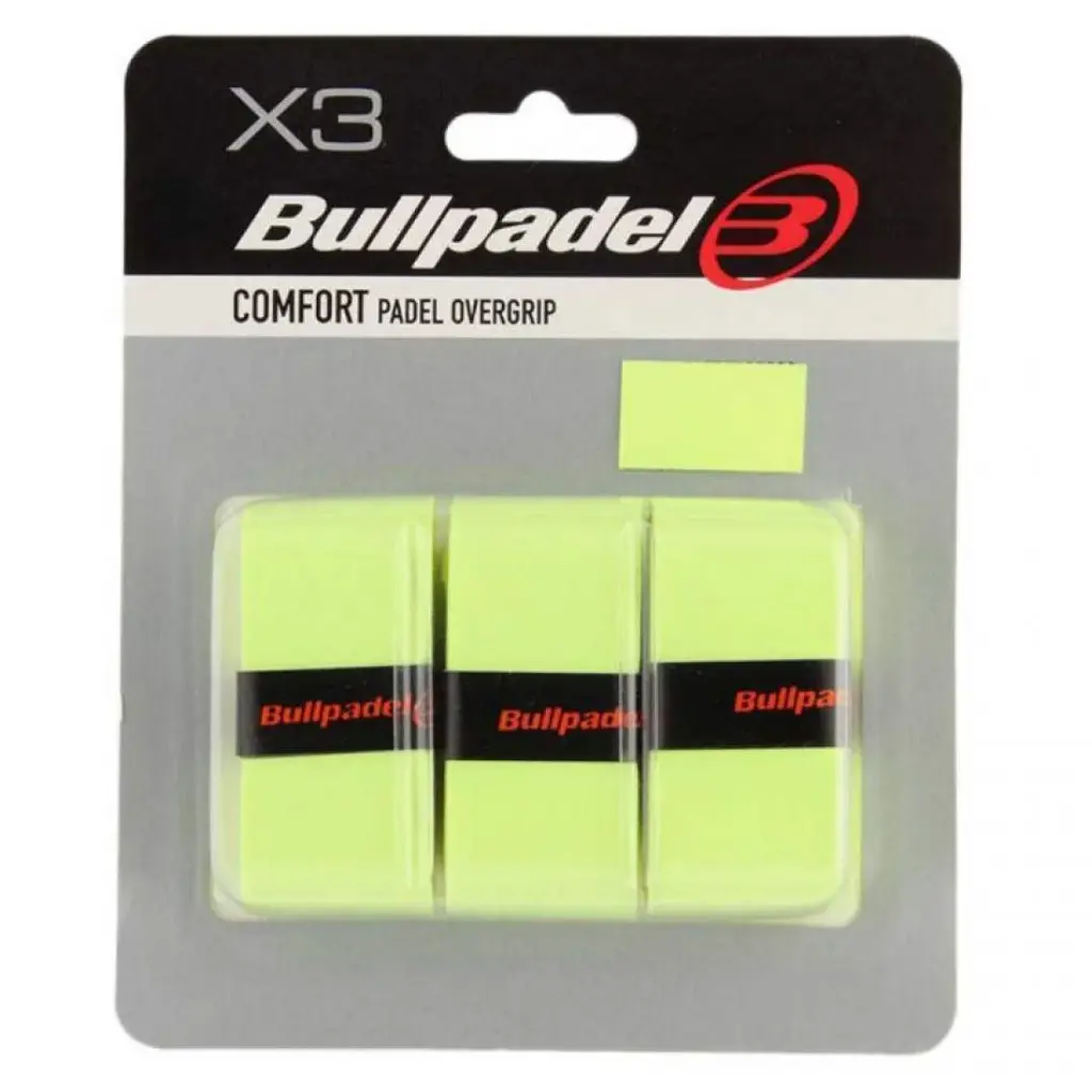 Bullpadel Overgrips GB1200 Comfort - Fluorescent Yellow x3