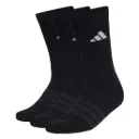 Adidas Cushioned Black Socks - 3 Pairs