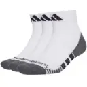 Adidas Performance Climacool Quarter White Socks x3 Pairs