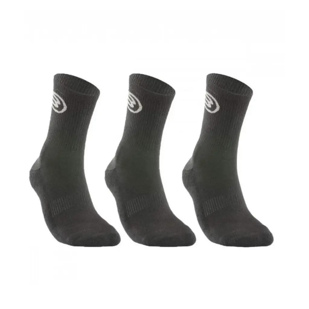 Bullpadel BP252 Black Socks x3 Pairs