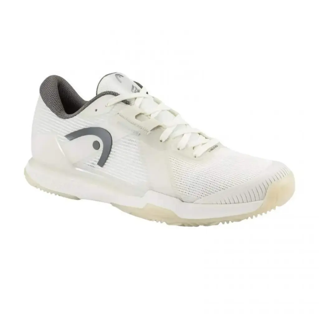 Head Sprint Pro 4.0 Padel White Gray Shoes