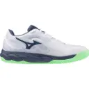 Mizuno Wave Enforce Court Clay (White Green Blue) Shoes 
