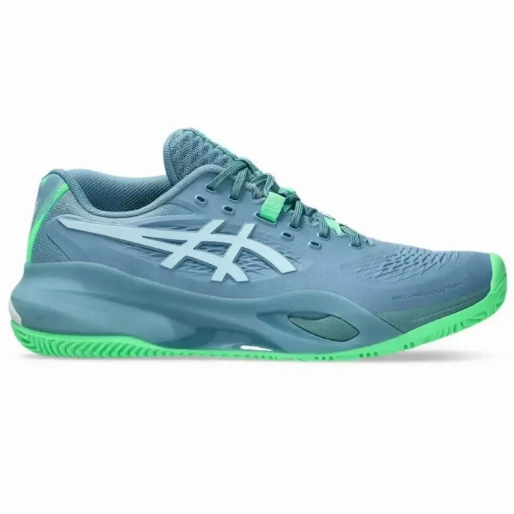 Asics Gel Resolution X Padel (Blue Gray) Shoes 