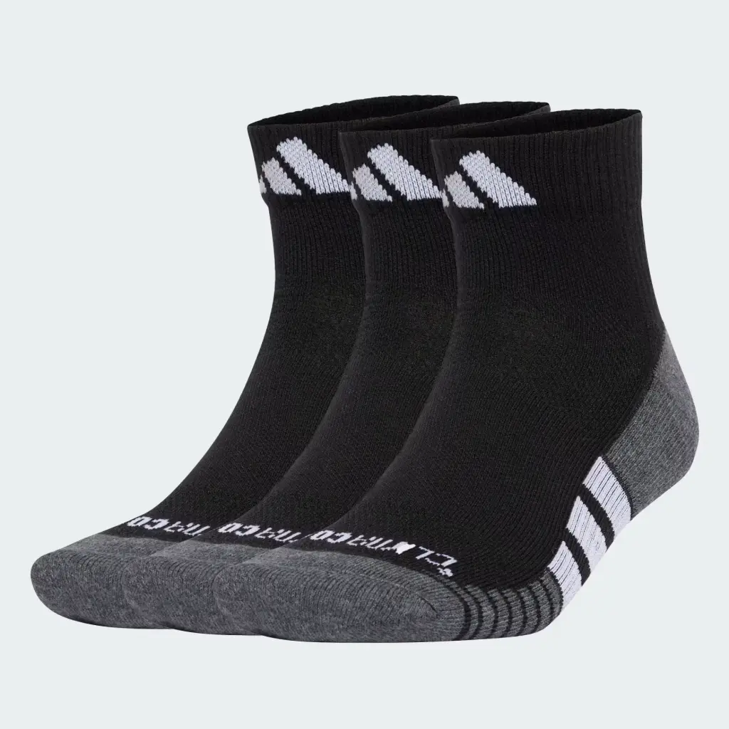 Adidas Performance Climacool Quarter (Black) Socks x3 Pairs