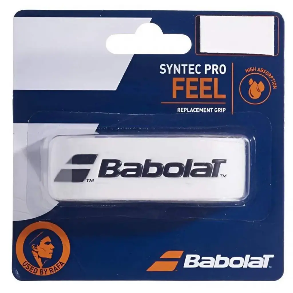 Babolat Syntec Pro (White) Replacement Grip x1 Unit