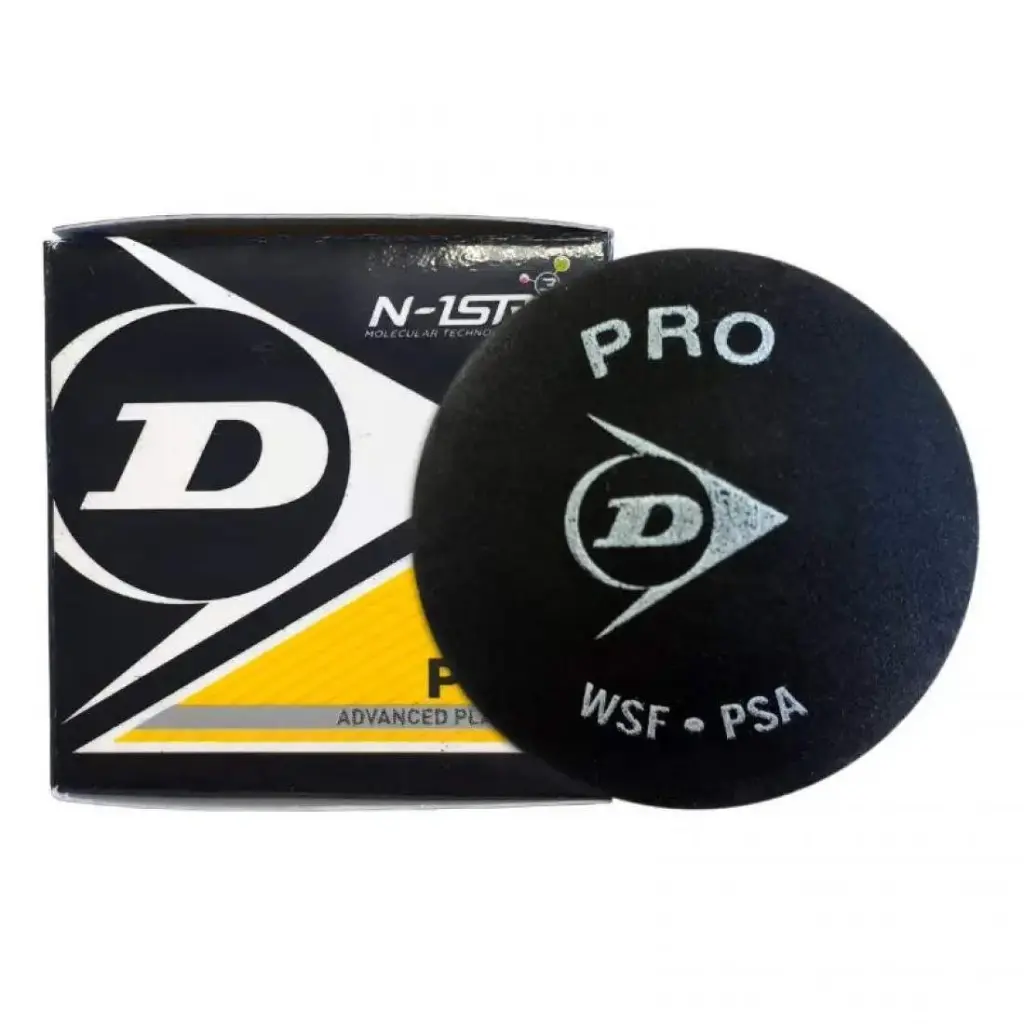 Dunlop Pro Squash Ball – Double Yellow Dot