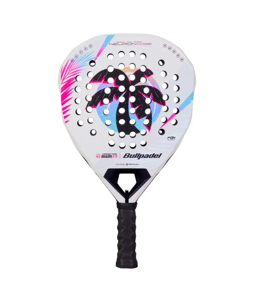 Bullpadel Neuron 02 Edge Fede Chingotto Miami (White) LTD Racket 2026