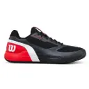 Wilson Rush Pro 5 Padel (Black Red) Shoes