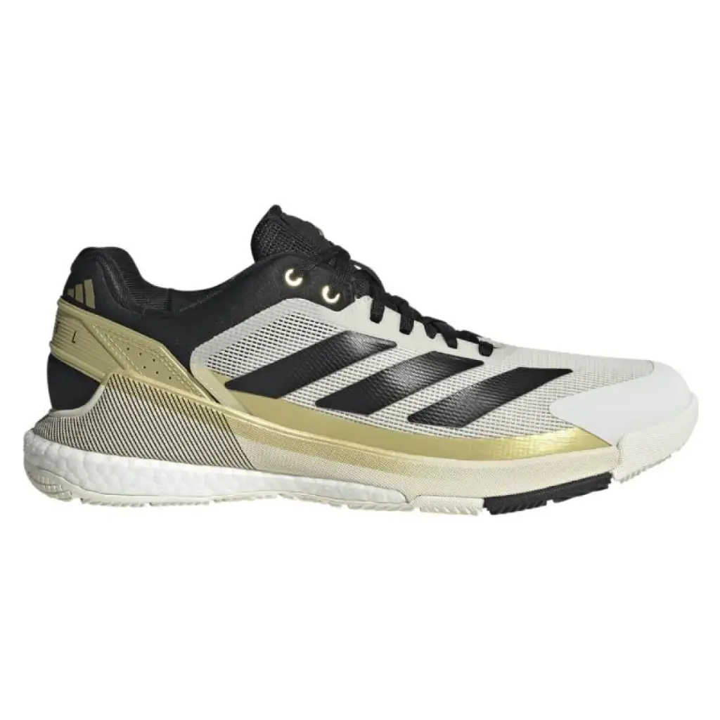 Adidas Crazyquick Boost Padel (White Black Gold) Shoes  