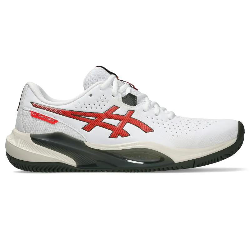 Asics Gel Challenger 15 (Clay White Red) Shoes