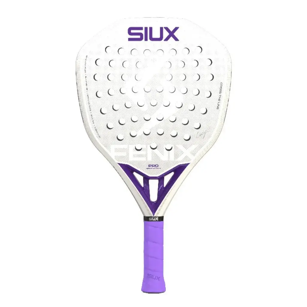 Siux Fenix Pro SE 2.0 White Leo Augsburger Racket 2026 +  🎒 Free Backpack Bag 