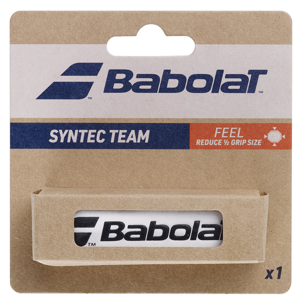 Babolat Syntec Team Feel (White) Replacement Grip x1 Unit