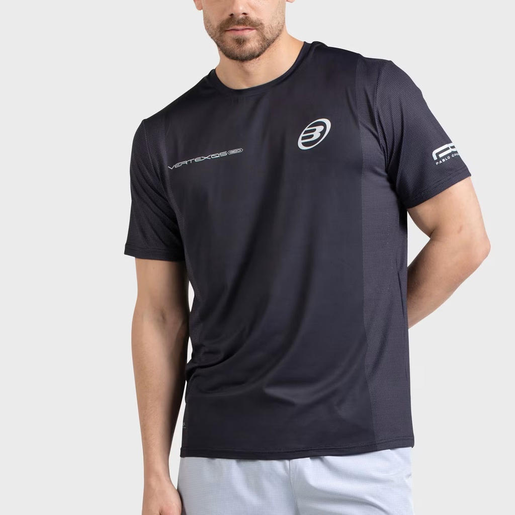 Bullpadel Pablo Cardona 26I Black T-Shirt 2026