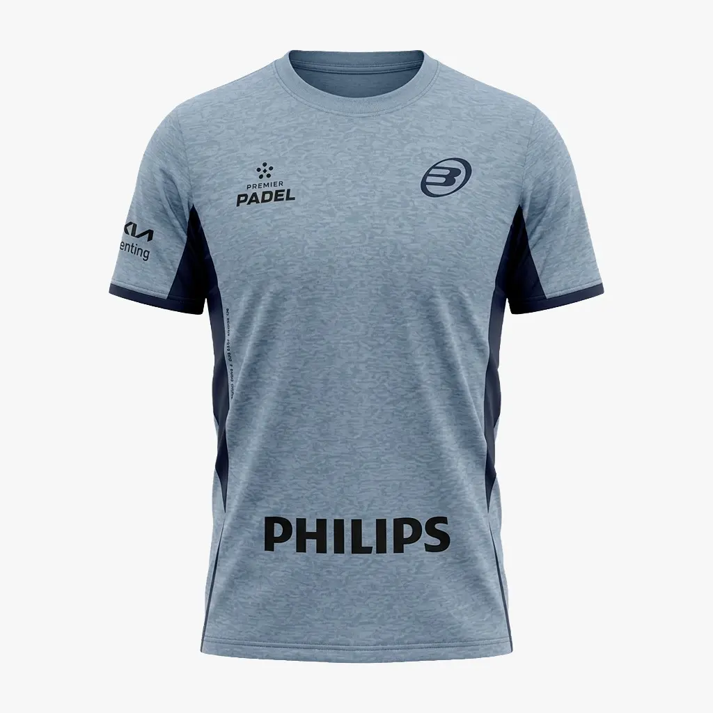 Bullpadel Di Nenno Mensa 26I Steel Blue Vigore T-Shirt 2026