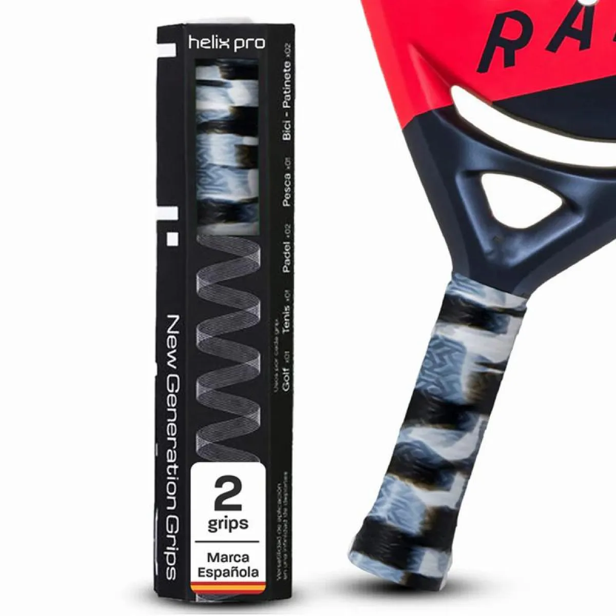 Helix Pro Grip Black White