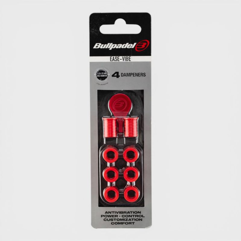 Bullpadel Ease Vibe (Red) Antivibrator