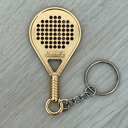 Golden Padel Racket Keychain by PadelShop