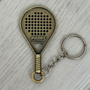 Bronze Padel Racket Keychain by PadelShop