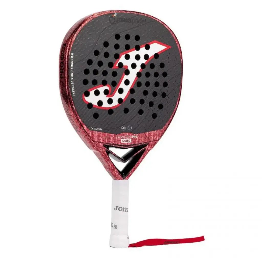 Joma Tournament Pro Iconic Black/Red Racket 2026 | Padel Shop
